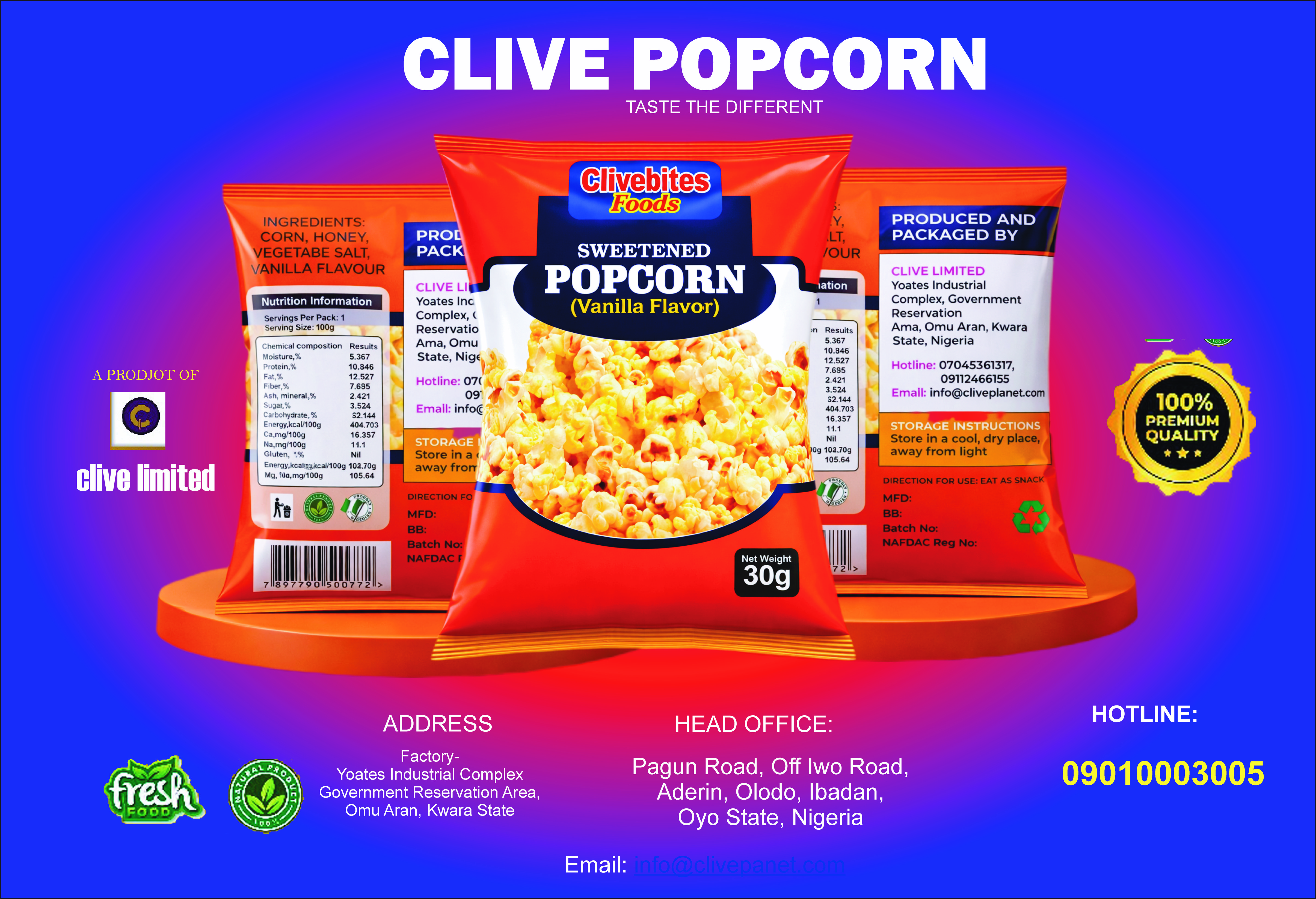 Clive Popcorn (Sweetened) 6